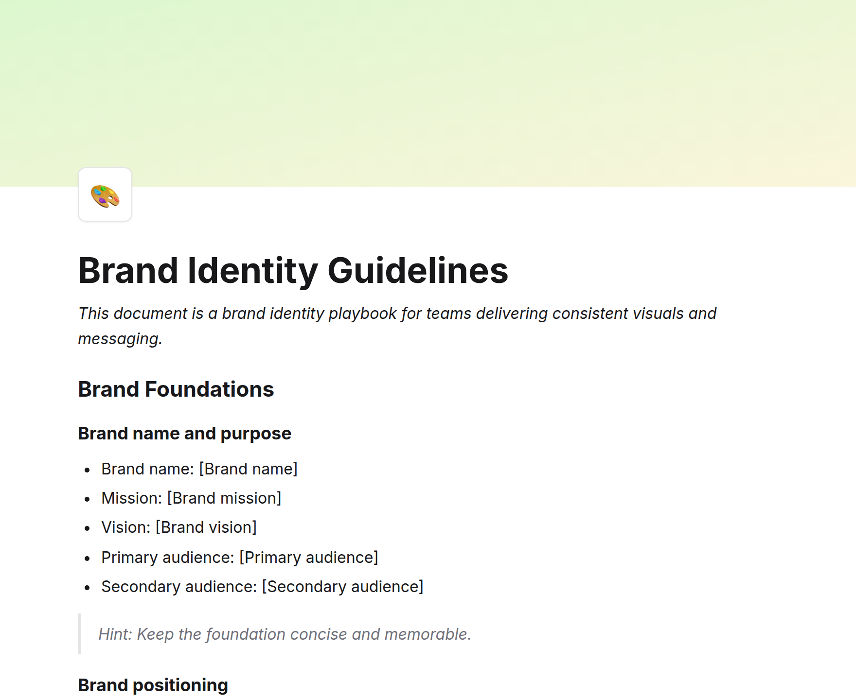 Brand Identity Guidelines